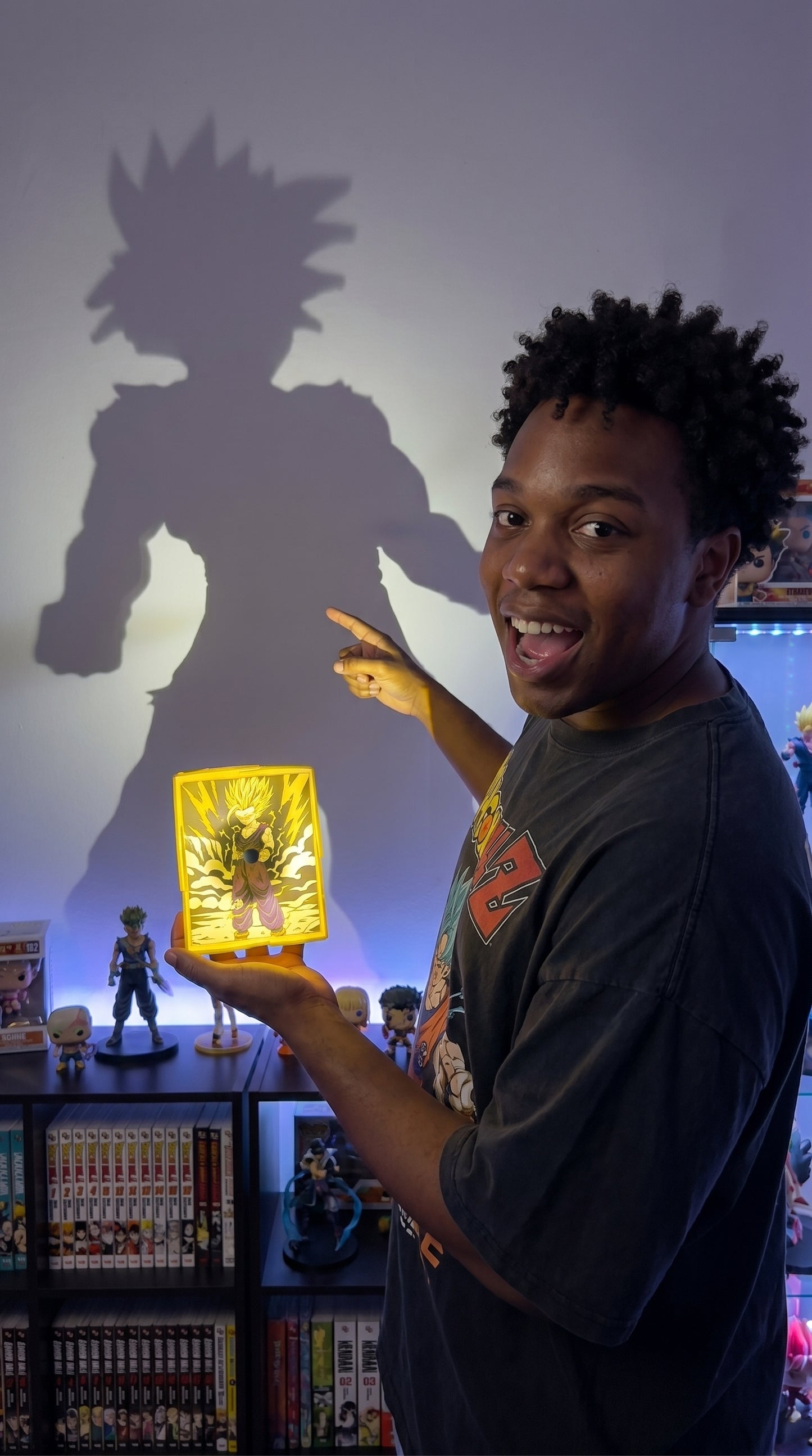Anime LED Shadow Projection Box